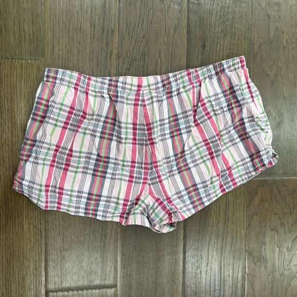 Aerie 100% Cotton PJ Plaid Shorts - Picture 2 of 7